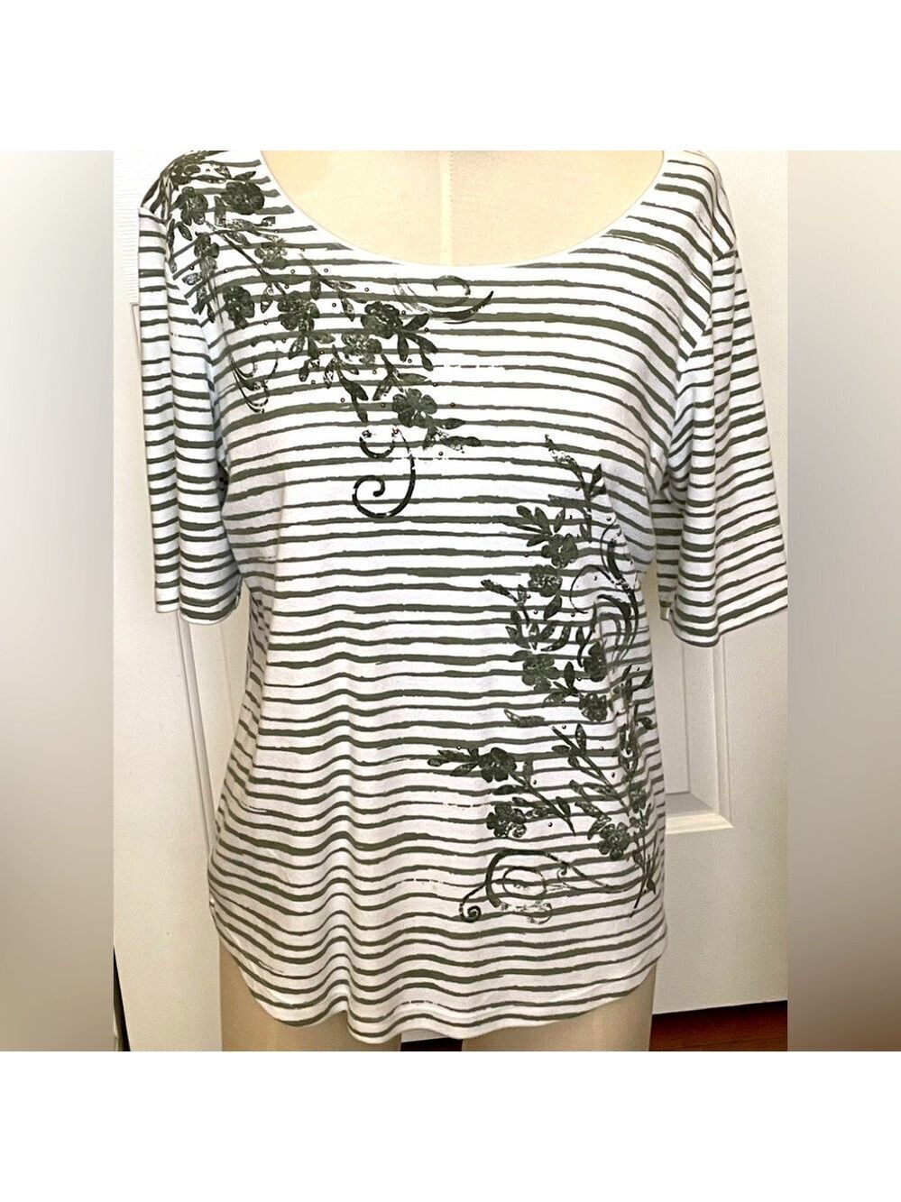 Karen Scott Floral Top